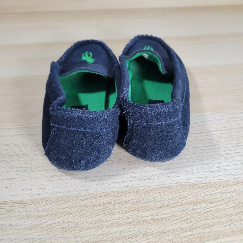 Polo Ralph Lauren Suede Size 13 Pony Moccasin Toddler Desmond Moc Logo Shoe Navy